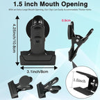 joaoxoko 3 Pack Heavy Duty Magnetic Clips 1.5 Inch Opening - Image 2