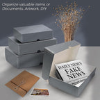 Lineco, 9x12 Clamshell Archival Folio Storage Box, Acid-Free - Image 7