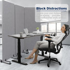 Sound Proof Dividers w/Wheels, Portable Office Wall Divider - Image 6
