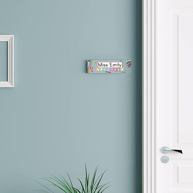 Artblox Acrylic Name Plate, Personalized Teacher Desk Sign, Modern Signage - Image 6