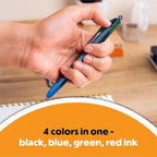 BIC 4 Color Smooth Retractable Ballpoint Pen - Image 3