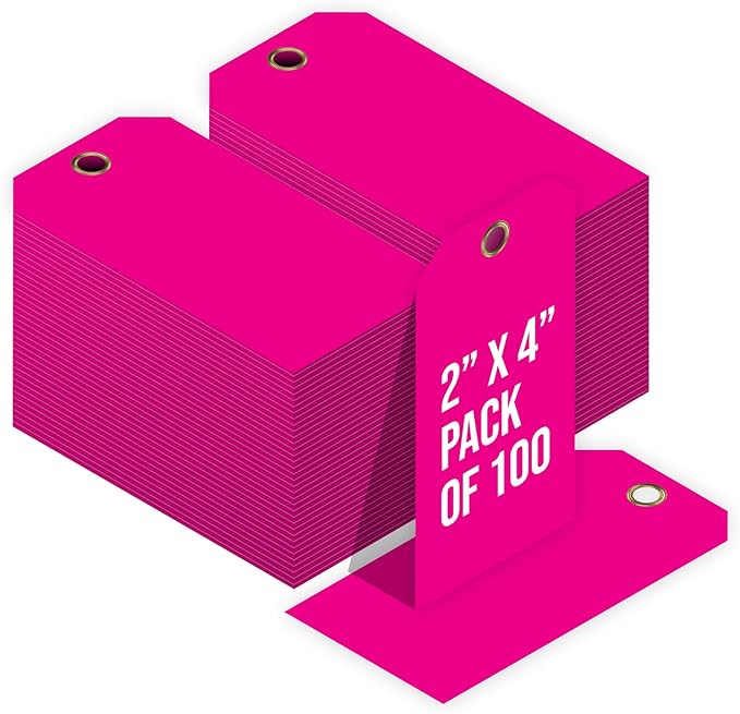 Tags 4 Less 15 Mil Waterproof Plastic Tags, Outdoor Tagging, Equipment Labeling - Image 2