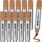 Fuutreo 10 Pack Jumbo Permanent Markers Bulk Large Chisel Tip Permanent Markers by Fuutreo