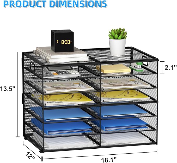 Lavatino 12 Compartments Paper Organizer - Image 4