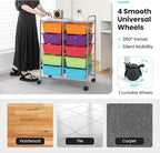GLACER 10 Drawer Rolling Cart, Storage Cart - Image 6