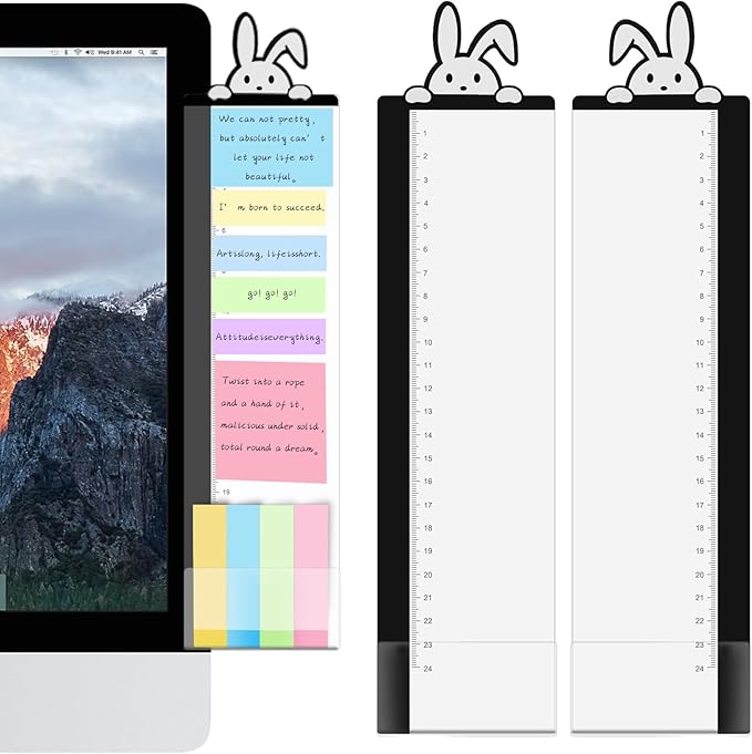 Office Desk Accessories 2pcs Multifunction Computer Monitor Memo Board by edooi