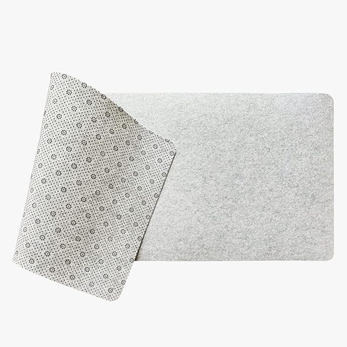 DAWNTREES Felt Desk Pad, Large Keyboard Mat, Wool Desk Mat, Extra Large Felt - Image 3