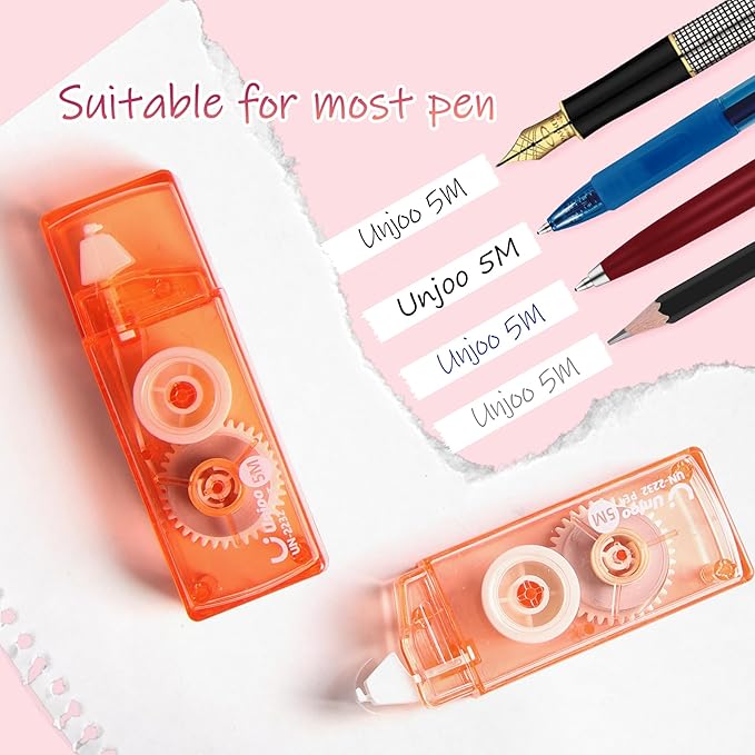 Unjoo White Correction Tape, For school, Office Workers - Image 5
