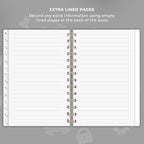 Clever Fox Password Book Spiral – Internet Address & Password Organizer - Image 6