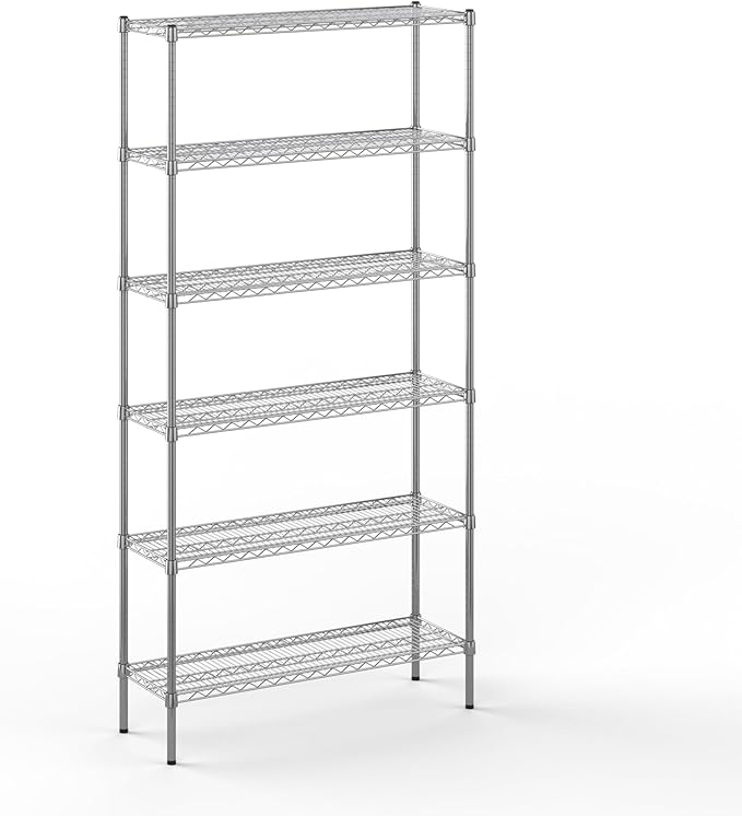 Regal Altair 14" Deep x 42" Wide x 86" Height Wire Shelving Kit | 6-Tier | NSF by Regal+Altair