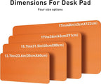 Aothia Leather Desk Pad Protector, Mouse Pad, Office Desk Mat, Non-Slip PU - Image 6