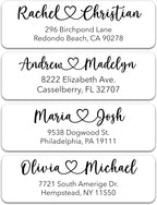 Personalized Return Address Labels - Custom Address Stickers on Sheets for Wedding Invitations (100-1000 Labels)
