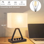 briever touch control table lamp, 3-way dimmable desk on a desk or shelf