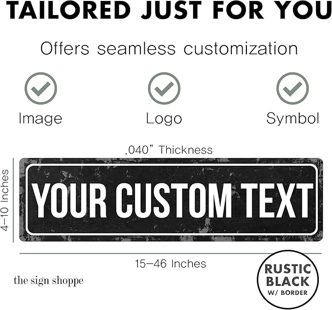 Rustic Custom Metal Sign - Image 2