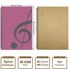 MAXCURY Blank Sheet Music Composition Manuscript Staff Paper Art Music Notebook - Image 2