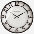 Presentime & Co 21" Farmhouse Series Wall Clock, Vintage Style, Retro Clock