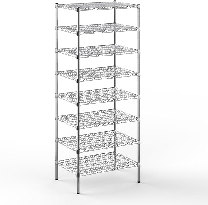 Regal Altair 21" Deep x 30" Wide x 74" Height Wire Shelving Kit | 8-Tier | NSF by Regal+Altair