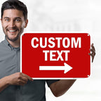 Custom Arrow, Custom Directional Sign, Right Arrow, 12x18 Inches, 55 mil thick - Image 2