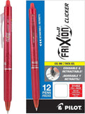 Pilot FriXion Clicker Erasable Gel Pens, Fine Point, Smooth Writing Pens by PilotCorporationofAmerica