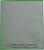 C-Line Classroom Connector School-to-Home Folders, Green, 25 per Box (32003)