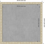 Amanti Art Silver Framed Magnetic Board 26x26 Medium Vision Board - Image 2