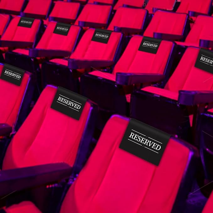 12 Pcs Reserved Seating Signs Reserved Chair Sign Printed Placeholder - Image 4