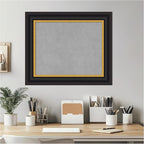 Amanti Art Black Framed Magnetic Board 22x26 Small Vision Board - Image 7