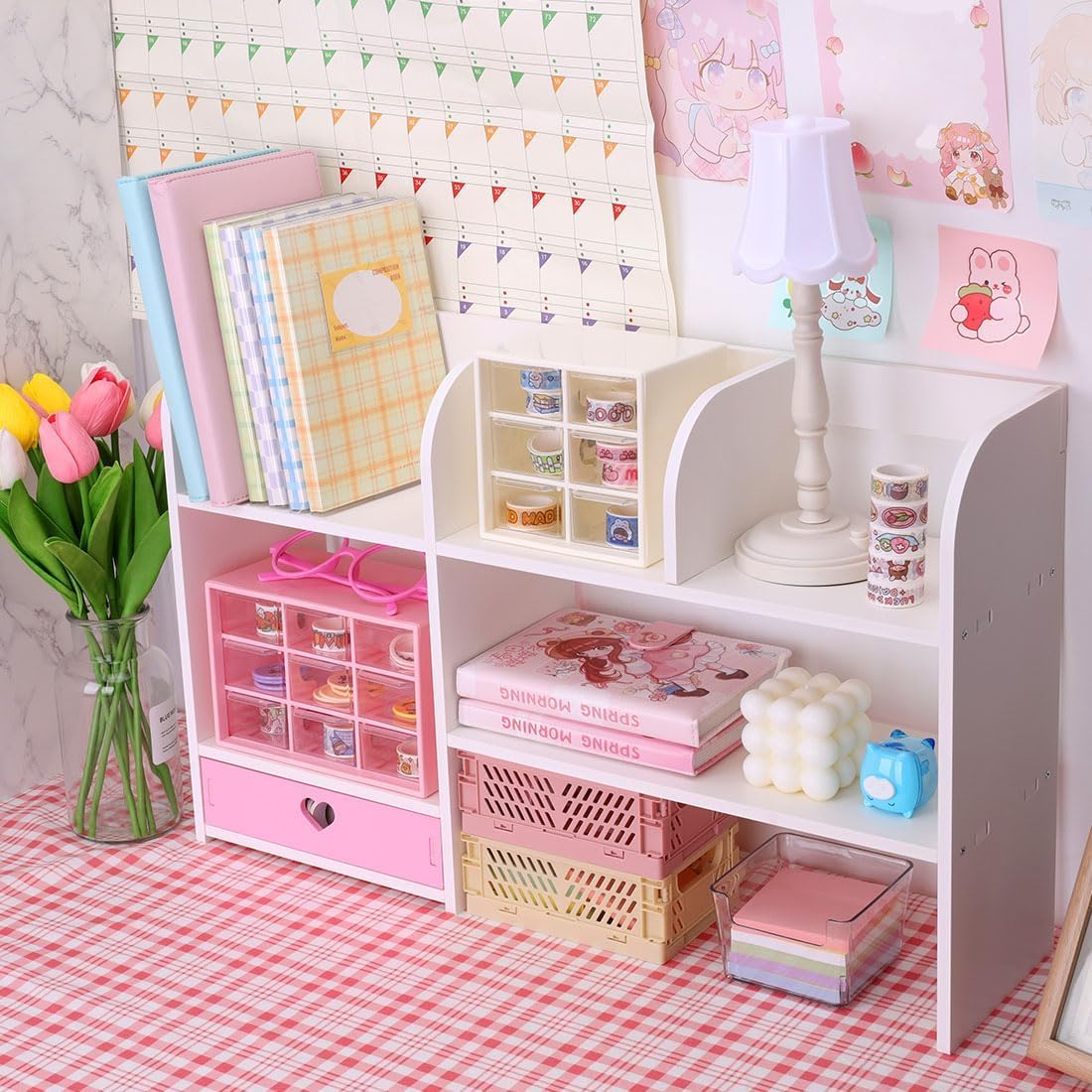 cute bookshelves cute bookshelf for desk kawaii desk, package contents