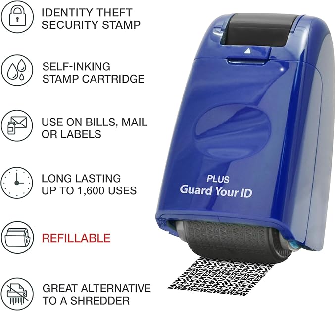 Guard Your ID Identity Protection Stamp Roller - Image 4