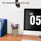 EasyPAG Gold Pen Holder for Desk, 2 Pack Round Pen Organizer, Brush Holder for - Image 3