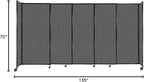 Versare Straightwall Sliding Portable Wall Partition | Freestanding Office - Image 7