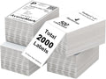 AveneMark 4 Stacks 2000 Labels 4" x 6" Fanfold Direct Thermal Labels, Postage by AveneMark