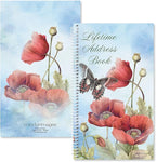 Current Red Spring Poppies Address Book-94 Pages; Small 5" x 8-1/2" Size - Image 4
