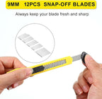 Lanties 300 Pcs Box Cutters Retractable Utility Knife Office Supplies 9mm Wide - Image 4