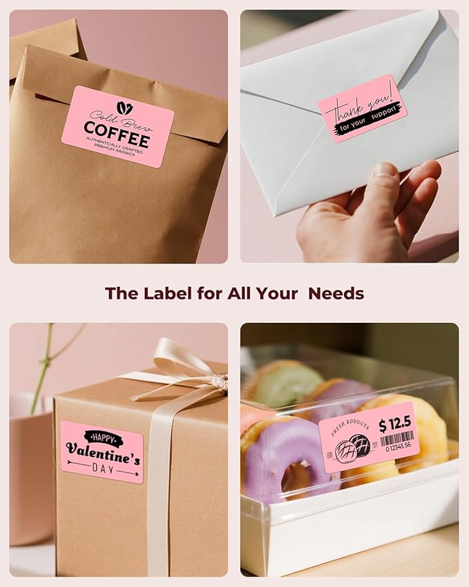 MUNBYN 2.25"x1.25" Thermal Sticker Labels, 1000 Sheets/Roll - Image 8