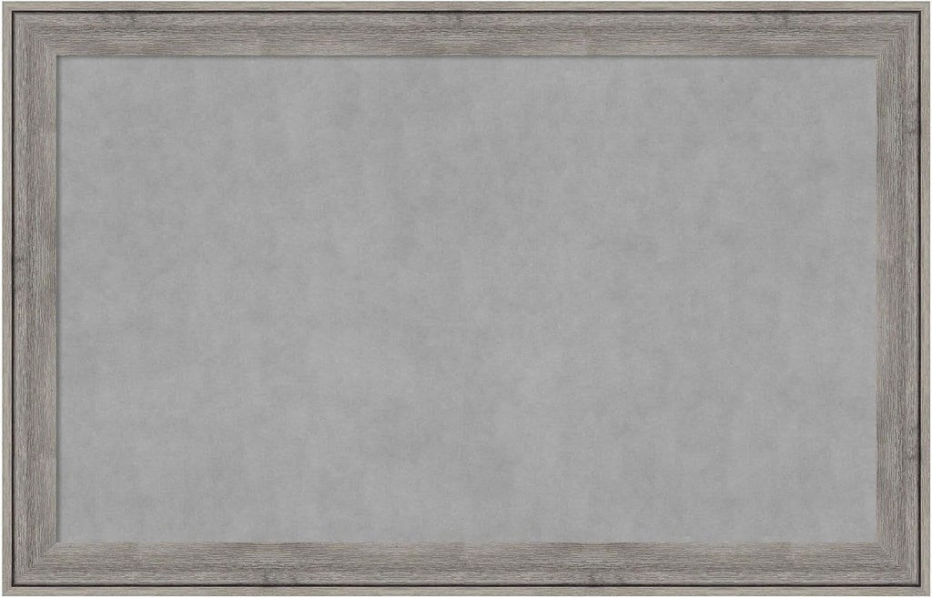 Amanti Art Grey Framed Magnetic Board 29x45 Large Vision Board