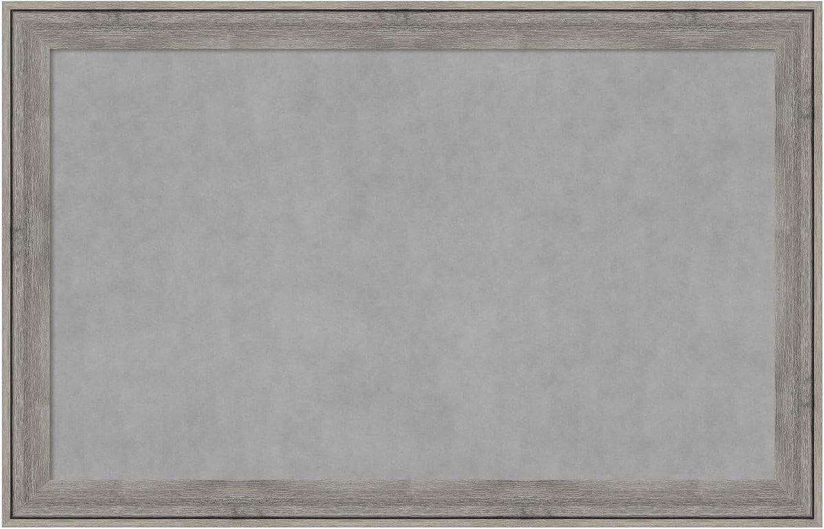 Amanti Art Grey Framed Magnetic Board 29x45 Large Vision Board