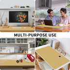 Bloss Light Yellow Desk Mat 31.5"x15.7", Desk Matt - Image 3