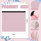 Lincia 6 Pcs 11" x 9.5" Legal Pads College Ruled Notepad Landscape Notebook - Image 2