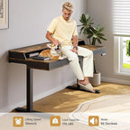 Standing Desk with Drawers, 47x23.6" Whole Piece Electric Stand Up Desk with - Image 8