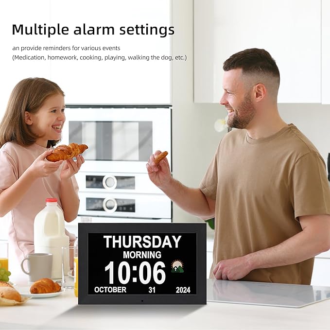 Memwake Digital Alarm Clock, Clock - Image 5