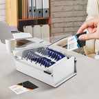 Acrimet Index Business Card Size File Holder Organizer Box Metal Base Heavy Duty - Image 4