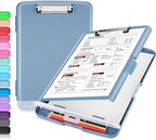 Sooez Clipboard with Storage, High Capacity Nursing Clip Board 8.5 x 11 with by Sooez