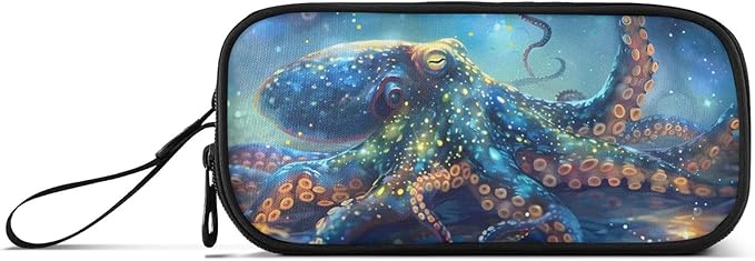 BOENLE Octopus Galaxy Pencil Case Box Boys Girls Large Pencil Pouch - Image 7