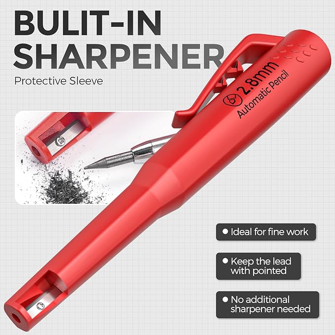 Nicpro 3 Pack CP3000 Carpenter Pencils - Image 5