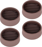 Non Slip Furniture Pads, 1.5” Round Rubber Caster Cups, Anti-Slip Gripper by VOCOMO