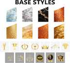 Custom Trophy with Logo/Text, Crystal-Clear Award Trophy – Modern Recognition Personalized Plaque for Office Excellence, Team Achievement & Competition Winners – Freestanding Corporate Bulk Appreciation Award