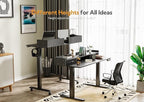Claiks Standing Desk with Drawers, Stand Up Electric Standing Desk Adjustable - Image 5