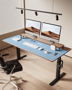 YSAGi Leather Desk Protector, Office Mat, Large Mouse Mat, Non-Slip PU Leather - Image 3