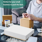 Eupako 13x10x2" White Shipping Boxes Corrugated Box Mailers 20 Pack Cardboard - Image 5